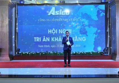 Ngày 21 tháng 3 năm 2019 Công ty CP Nhựa Châu Á tổ chức hội nghị khách hàng tại khách sạn Golden Palace Nam Định 